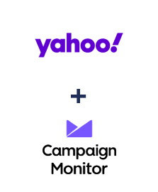 Integration of Yahoo! and Campaign Monitor