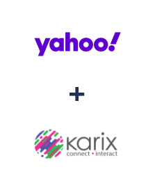 Integration of Yahoo! and Karix