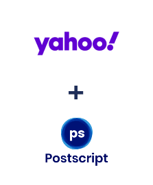 Integration of Yahoo! and Postscript