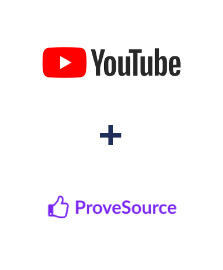 Integration of YouTube and ProveSource