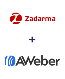 Integration of Zadarma and AWeber