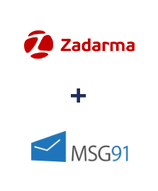 Integration of Zadarma and MSG91
