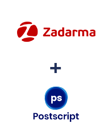 Integration of Zadarma and Postscript
