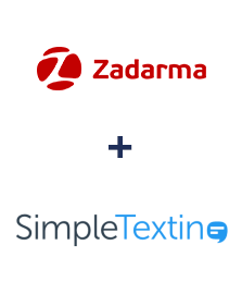 Integration of Zadarma and SimpleTexting