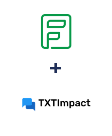 Integration of Zoho Forms and TXTImpact