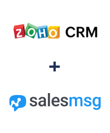 Integration of Zoho CRM and Salesmsg