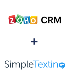 Integration of Zoho CRM and SimpleTexting