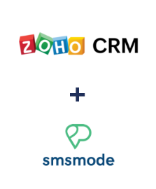 Integration of Zoho CRM and Smsmode