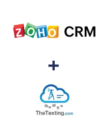 Integration of Zoho CRM and TheTexting