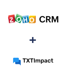 Integration of Zoho CRM and TXTImpact