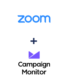 Integration of Zoom and Campaign Monitor