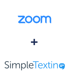 Integration of Zoom and SimpleTexting