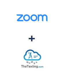 Integration of Zoom and TheTexting