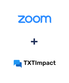 Integration of Zoom and TXTImpact