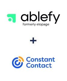 Integración de Ablefy y Constant Contact