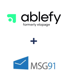 Integración de Ablefy y MSG91