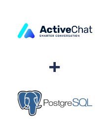 Integración de ActiveChat y PostgreSQL
