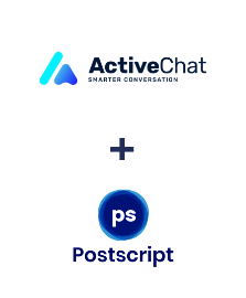 Integración de ActiveChat y Postscript