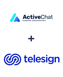 Integración de ActiveChat y Telesign