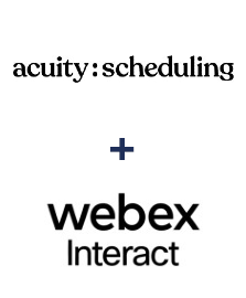 Integración de Acuity Scheduling y Webex Interact
