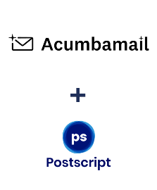 Integración de Acumbamail y Postscript