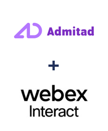 Integración de Admitad y Webex Interact