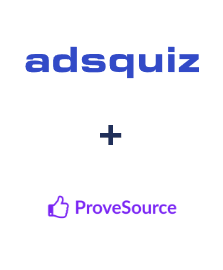 Integración de ADSQuiz y ProveSource