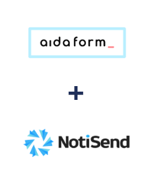 Integración de AidaForm y NotiSend Integración de AidaForm y NotiSend