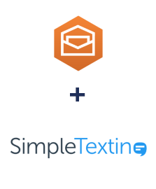 Integración de Amazon Workmail y SimpleTexting