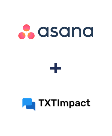 Integración de Asana y TXTImpact