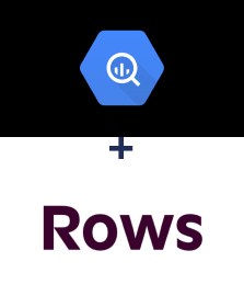Integración de Google BigQuery y Rows
