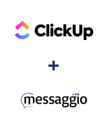 Integración de ClickUp y Messaggio