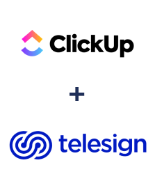 Integración de ClickUp y Telesign