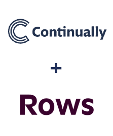 Integración de Continually y Rows