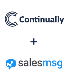 Integración de Continually y Salesmsg