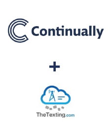 Integración de Continually y TheTexting