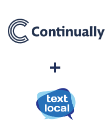 Integración de Continually y Textlocal