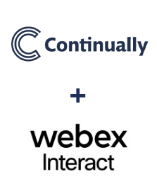Integración de Continually y Webex Interact