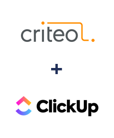 Integración de Criteo y ClickUp