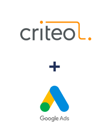 Integración de Criteo y Google Ads