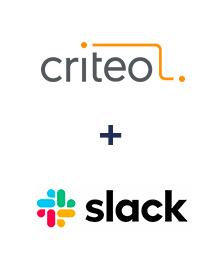 Integración de Criteo y Slack