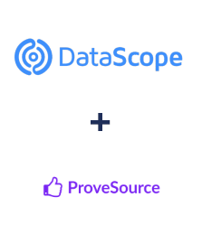 Integración de DataScope Forms y ProveSource