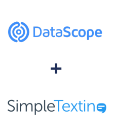 Integración de DataScope Forms y SimpleTexting