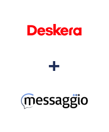 Integración de Deskera CRM y Messaggio