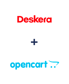 Integración de Deskera CRM y Opencart