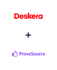 Integración de Deskera CRM y ProveSource