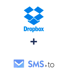 Integración de Dropbox y SMS.to