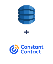 Integración de Amazon DynamoDB y Constant Contact