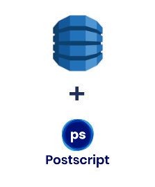 Integración de Amazon DynamoDB y Postscript