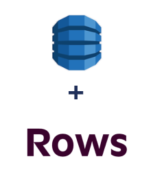 Integración de Amazon DynamoDB y Rows